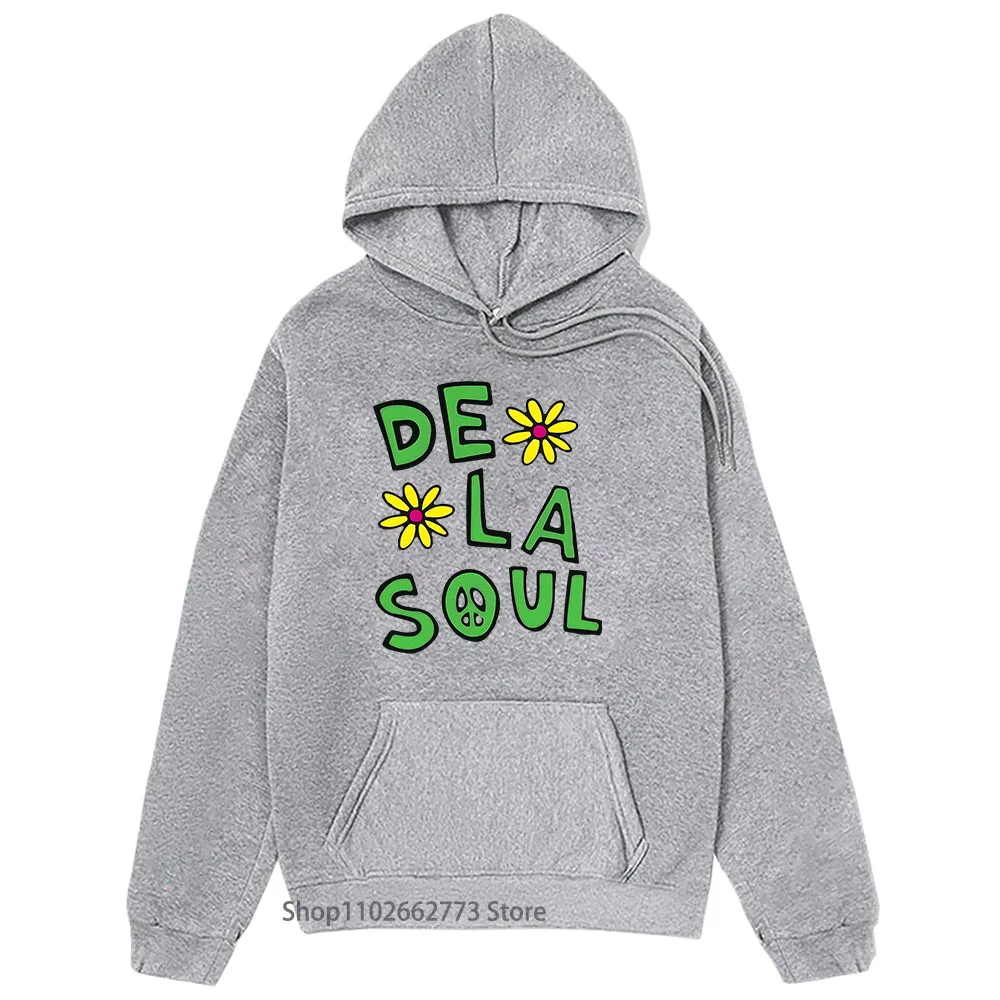 Beautiful Dela Hoodies  Anime De La Soul Sweatshirt Long Sleeve Autumn Winter Clothes Men/women Cute Manga Pullover Hight Street