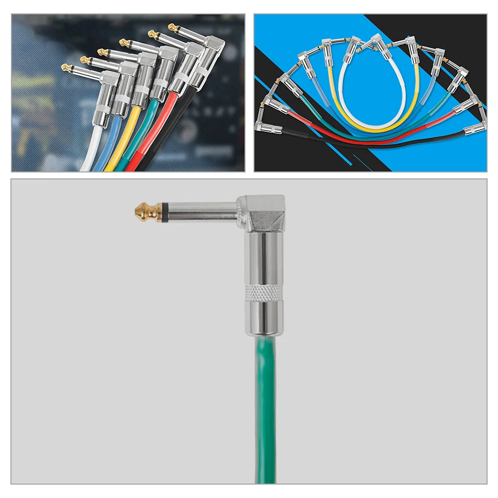 

Guitar Cable Electric Cord Pedal Patch Cables for Pedals Effect Flat Instrument
