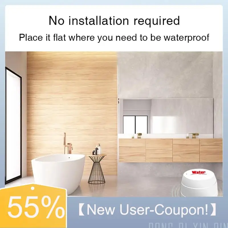 A81M New- Real-Time App Alert Water Leak Detector Tuya Smart Wifi Wireless Flood Alarm Sensor For Alexa/Google Home