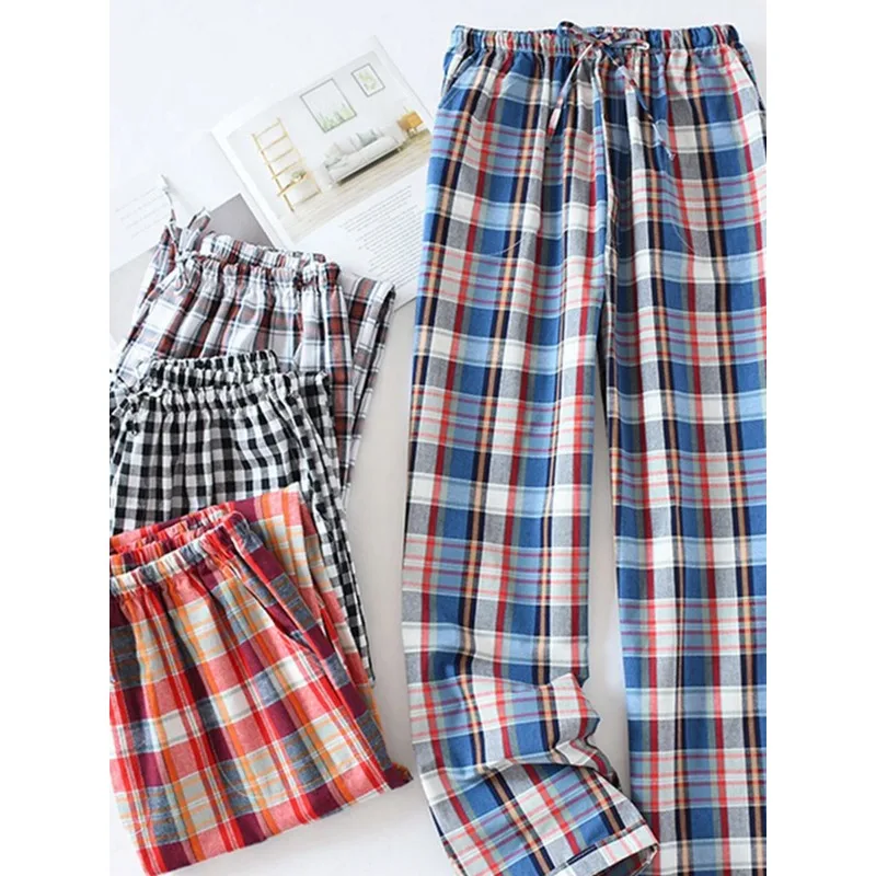 

Pajama Pants Men's Trousers Loose Large Size Spring and Autumn Single Trousers Simple Can Be Worn Outside Printed Home Trousers