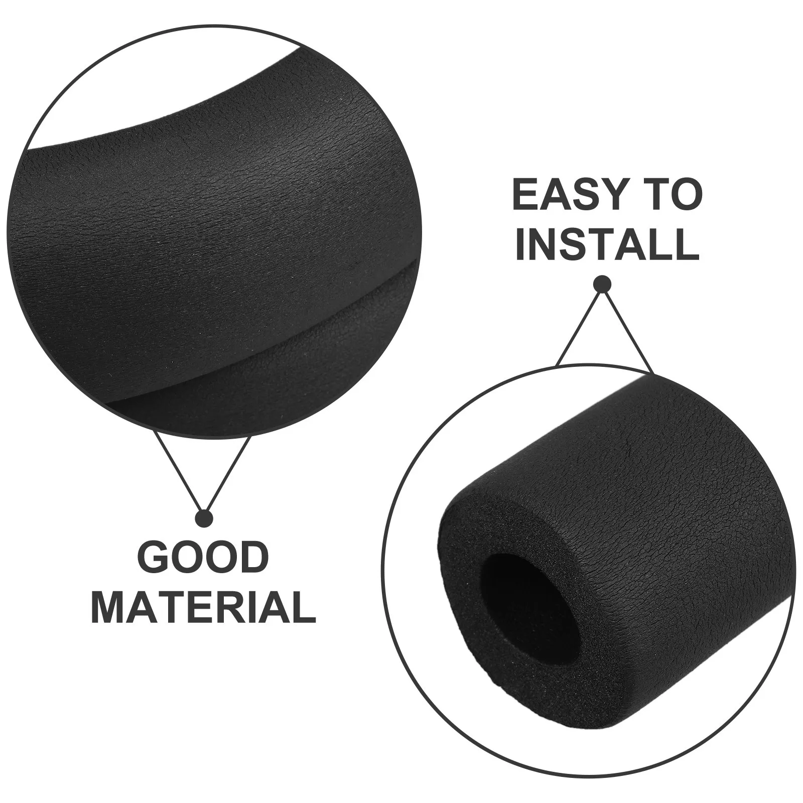 Black Insulation Foam Tube Rubber Plastic Water Pipe Cover Outdoor Protective Sleeve Freeze Resistant Pipe Tube