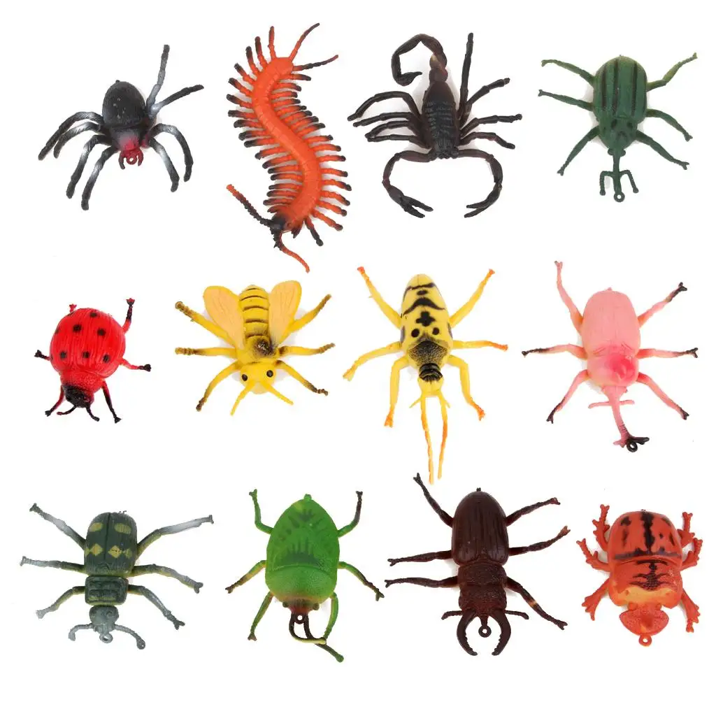 12 Plastic Insect Scorpion Model Dieren Kids Prank Joke Toy