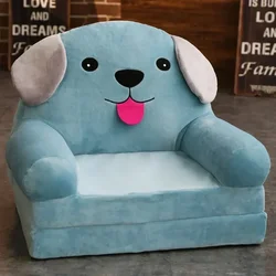 Animal Shaped Sofa Bed Children Sofa Baby Toddler Dual Use Childrens Armchair Folding Cartoon Children Sofas Bed Seat Furniture