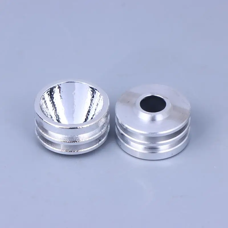 Hot Sale 1 PCS S5 20mm Smooth Reflector Flashlight Reflective Cup Reflector Bow Smooth Orange Peel LED Hole 7mm