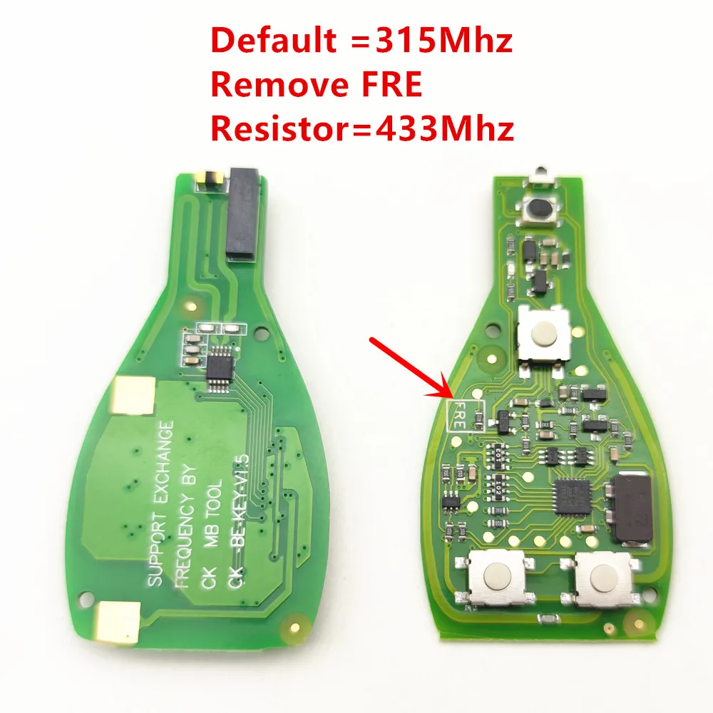 Chiave per auto Chiave remota per BENZ Classe ABCES GLK GLA W204 W212 W205 BGA e NEC 315/434MHZ PUÒ SCHANGERE