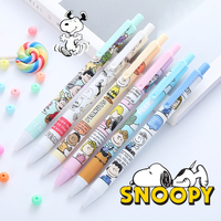Snoopy Neutral Pen Learning Stationery Press Ballpoint Cartoon Anime Office Signature Pen 0.5mm Press Student Writing Water Pen