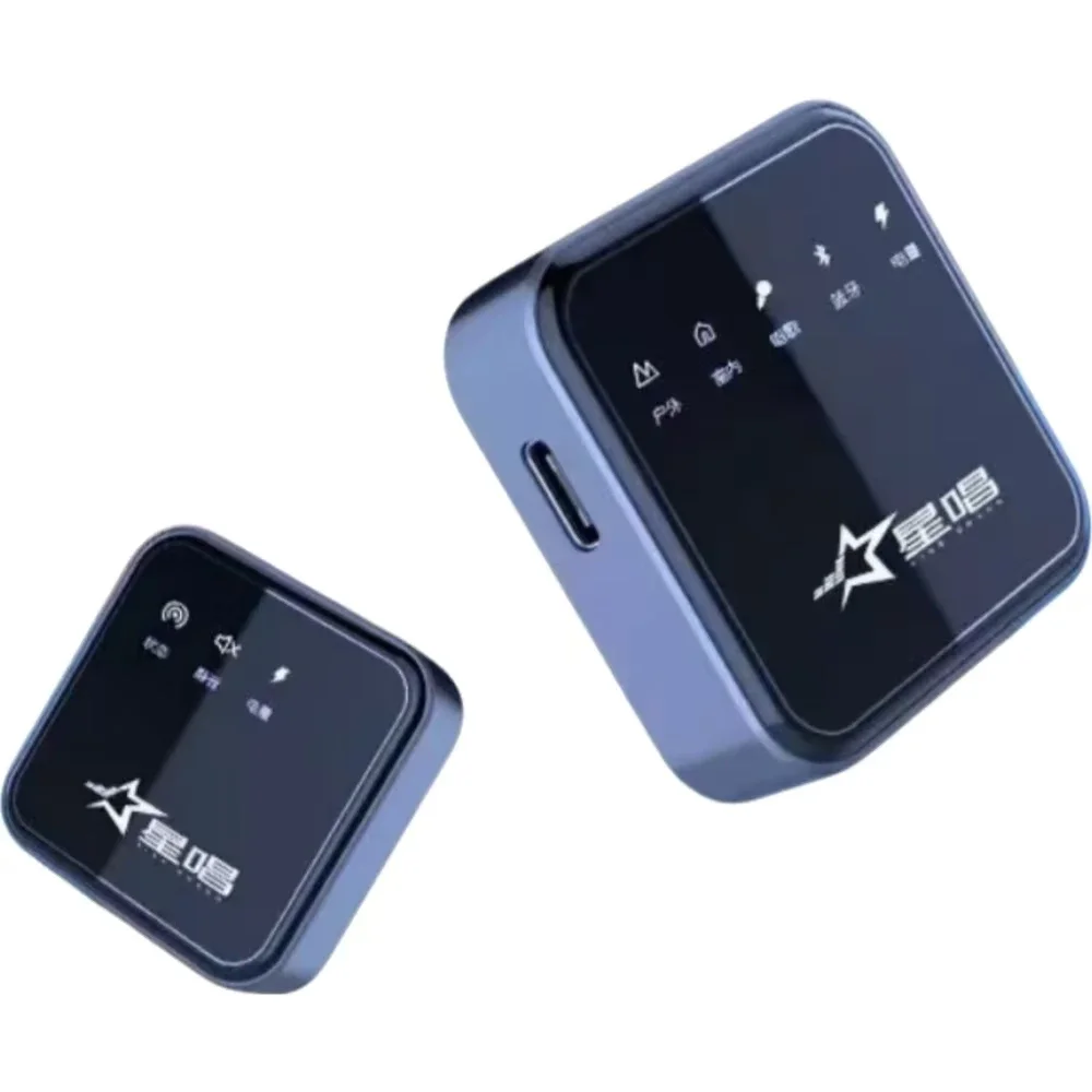 Xingchang V8 Lavalier Microphone Sound Card Outdoor Noise Canceling Vlog Shake Shack Live Short Video Interviews