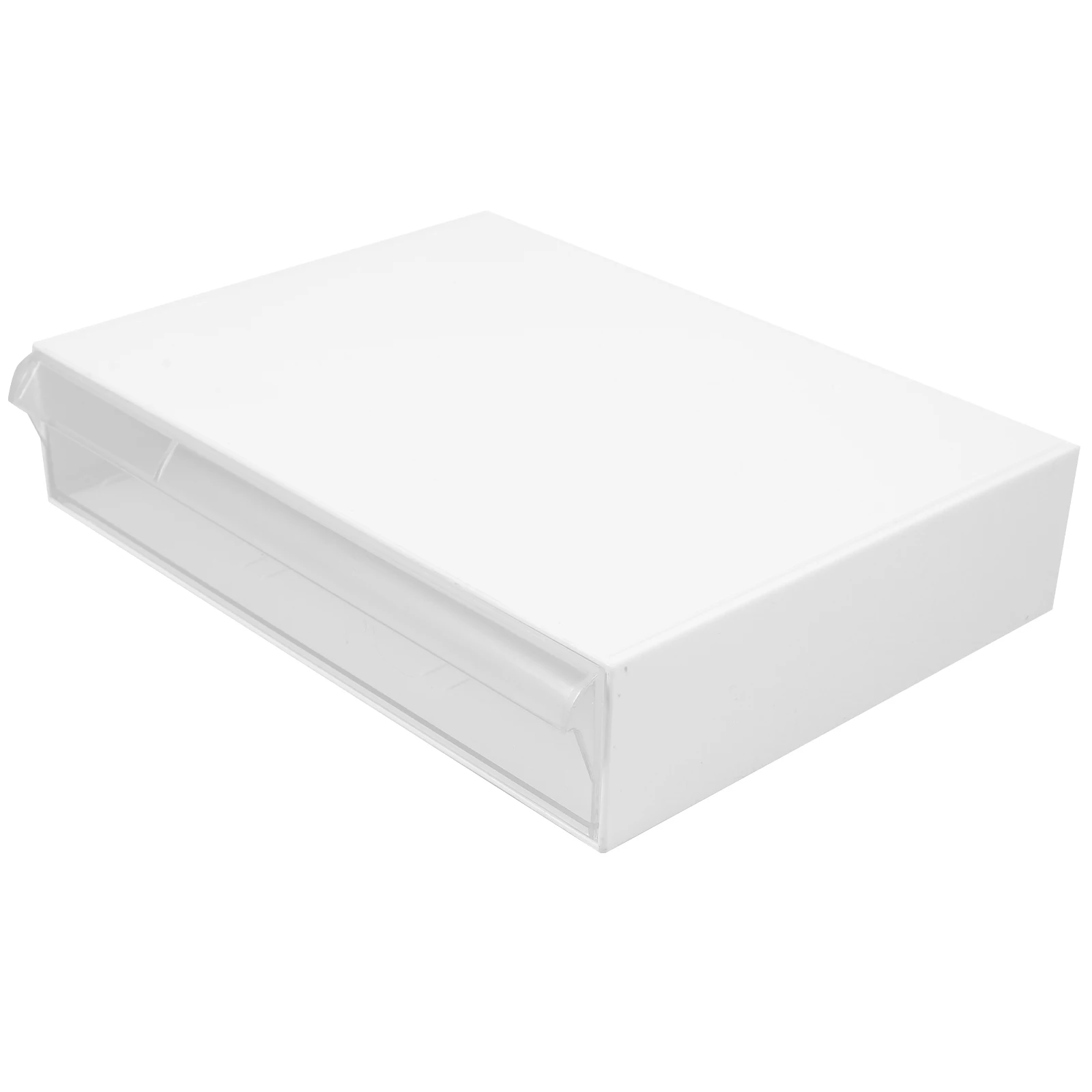 

Under Desk Storage Box ganizer Premium Plastic Hidden Drawer Desktop Accessories Adhesive Tapes Easy Installation Sturdy