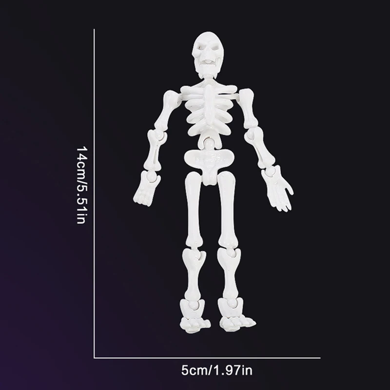 Medieval Skeleton Doll Robot Action Figure With Movable Joints, Creative Poseable Mannequin Desktop Decor For Stress Relief Toy