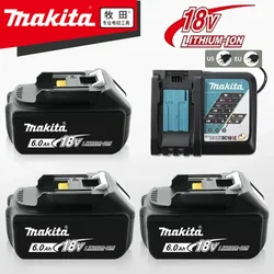 Makita 18V 5.0/6.0/9.0Ah Rechargeable Lithium Battery with LED Indicator High Capacity for Makita Cordles Power Tool Battery