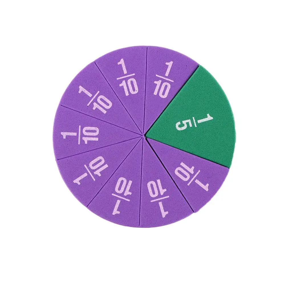 Gifts Math Toy Educational Toy Math Teaching Toy Fraction Instrument Demonstrator Fraction Educational Montessori Educational