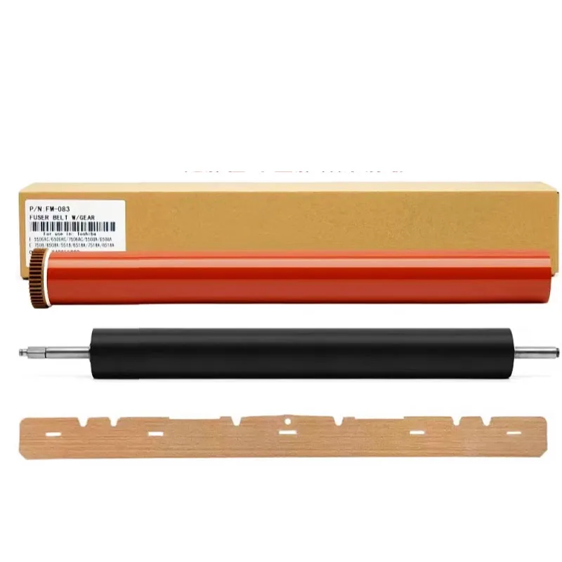 1SET High Quality Fuser Film+Lower Roller+Oil Felt Pad for Toshiba 5518 6518 7518 8518 5618 6618 7618 8618A