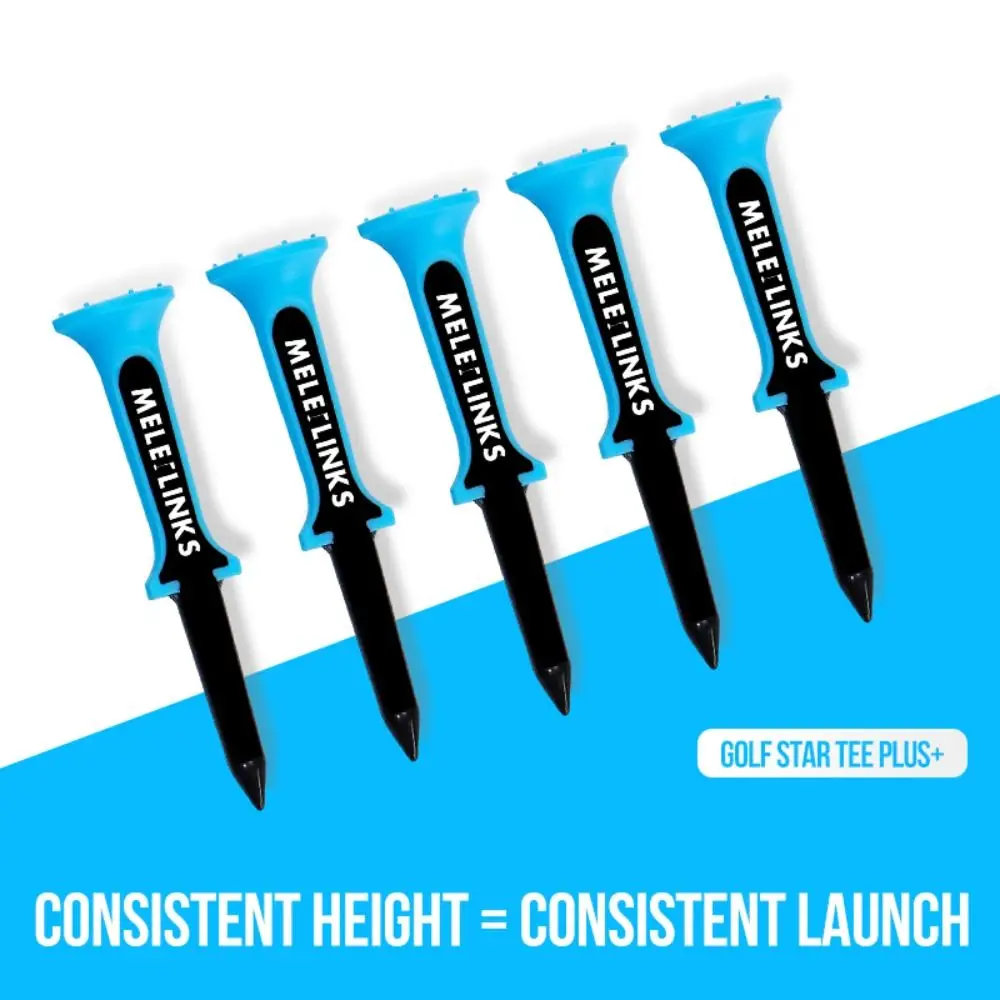 

Набор из 5 профессиональных держателей для гольф-мячей 80 мм, без сопротивления, снижают трение, портативные, для бокового вращения, для игры на открытом воздухе