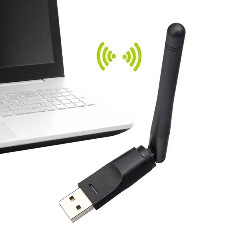 150Mbps Mini USB WiFi Adapter MT7601 Wireless Network Card 2.4GHz Wi-Fi Receiver Dongle for Windows PC Desktop Laptop