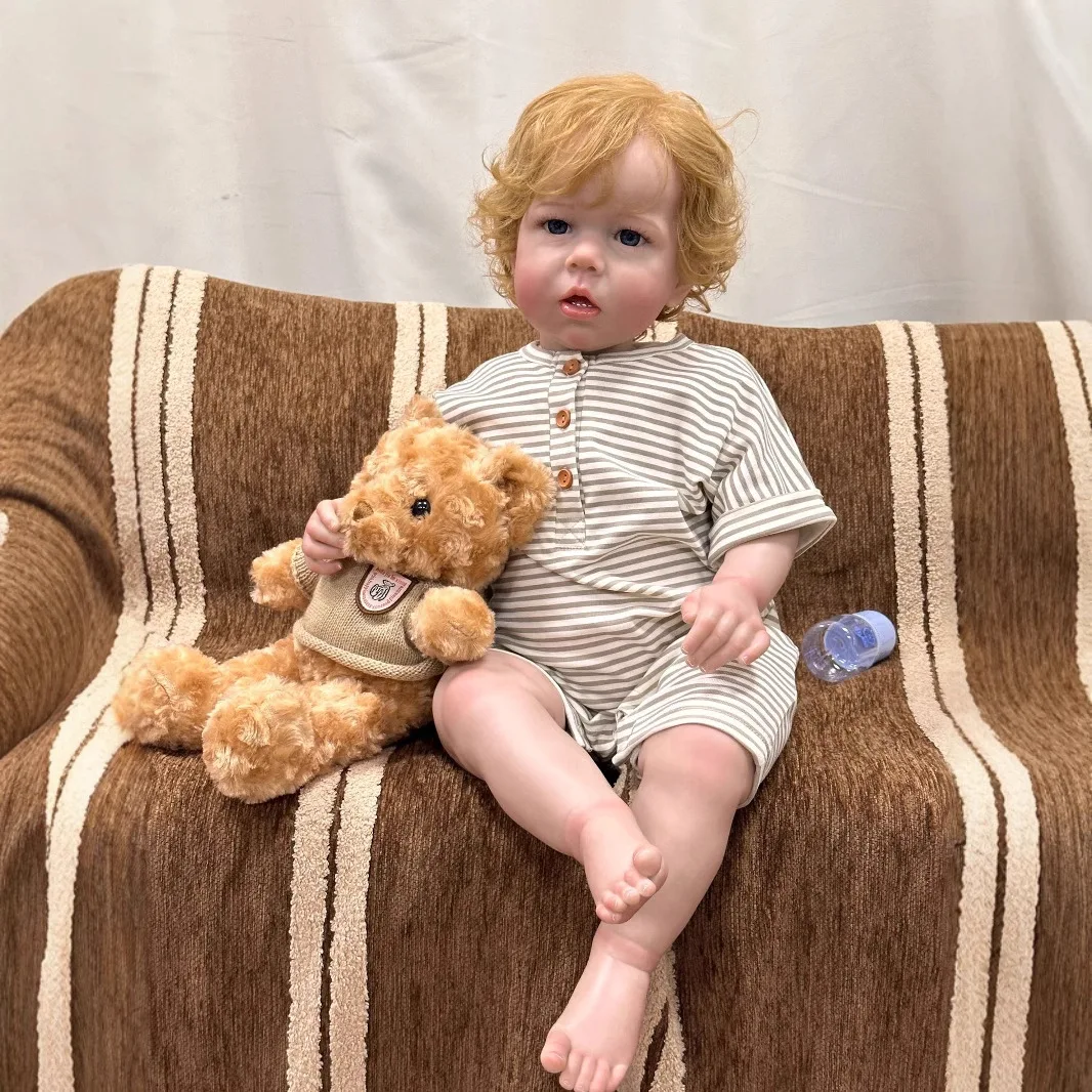 Poupée bébé Reborn réaliste 70cm, Simulation 3D de haute couleur Liam 2025, nouveau modèle, cadeau d'anniversaire pour filles, cadeau et compagnon