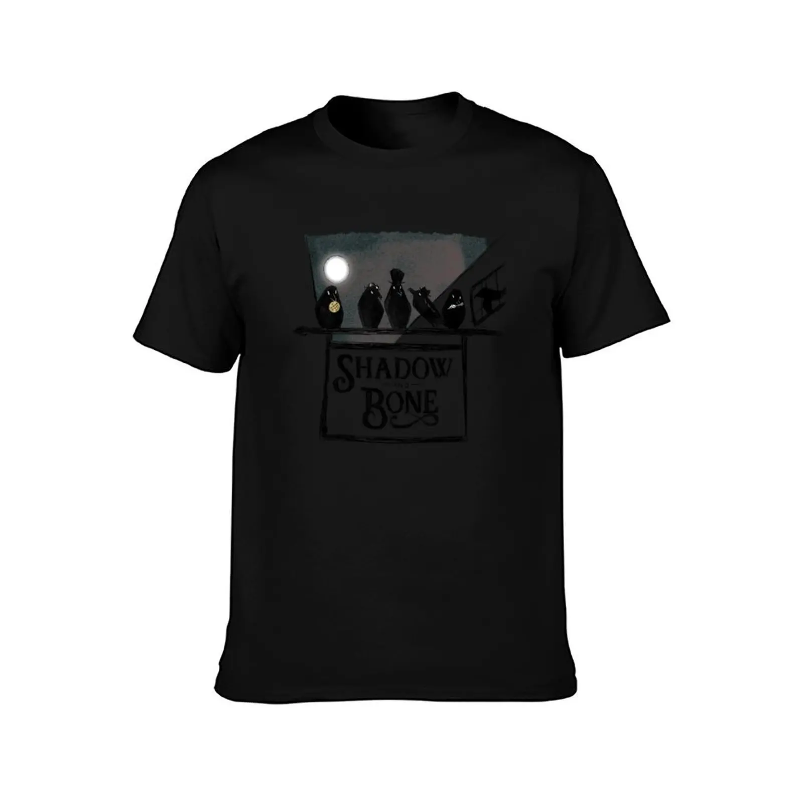 The Crows Intro Shadow and Bone Active T-Shirt Work Casual Loose Fit T-Shirt
