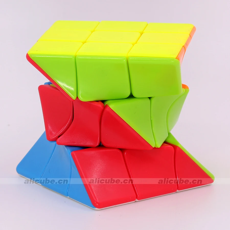 FanXin Magic Twist Skew Cube 3x3x3 Stickerless Twisty Puzzle 3x3 Ziicube Professional Educational Speed Puzzles 3*3 Toys Game