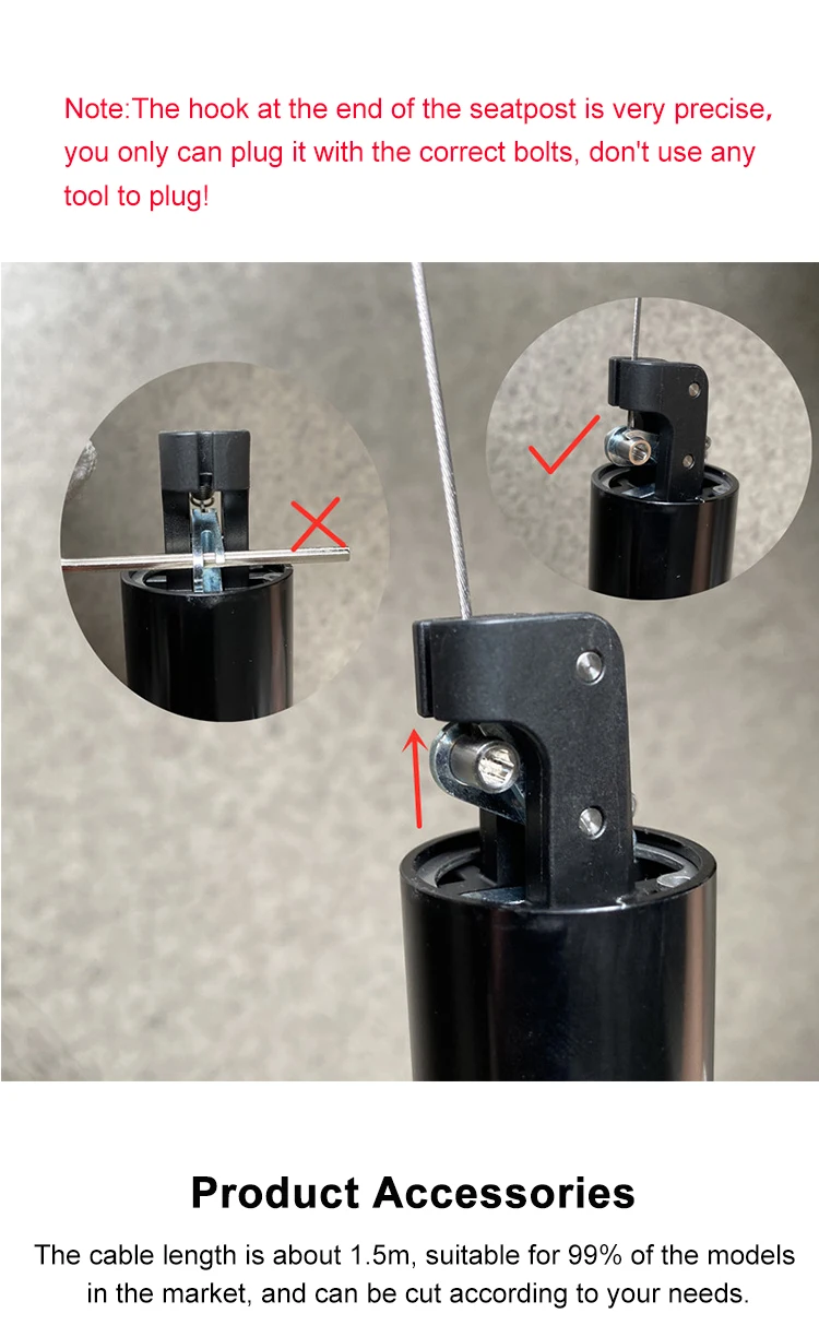 KS EXAForm 860i 30.9 31.6mm Hydroyl Sattelstütze, höhenverstellbar, Dropper-Sattelstütze mit interner Kabelführung, Fernbedienung und Federung – Detail 9