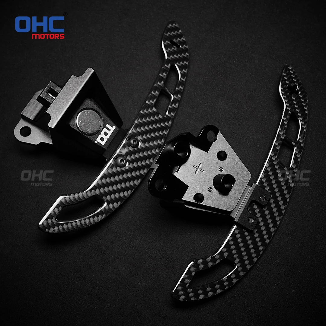 OHC 4MM Glossy and Matte Carbon Fiber Magnetic Paddle Shifters For Lexus IS NX RC 200 250 300 350 for TOYOTA 86 BRZ