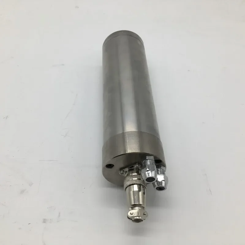 24000rpm eixo refrigerado a água 1.2kw 220v 62mm de alta velocidade para fresadora de gravação cnc roteador novo