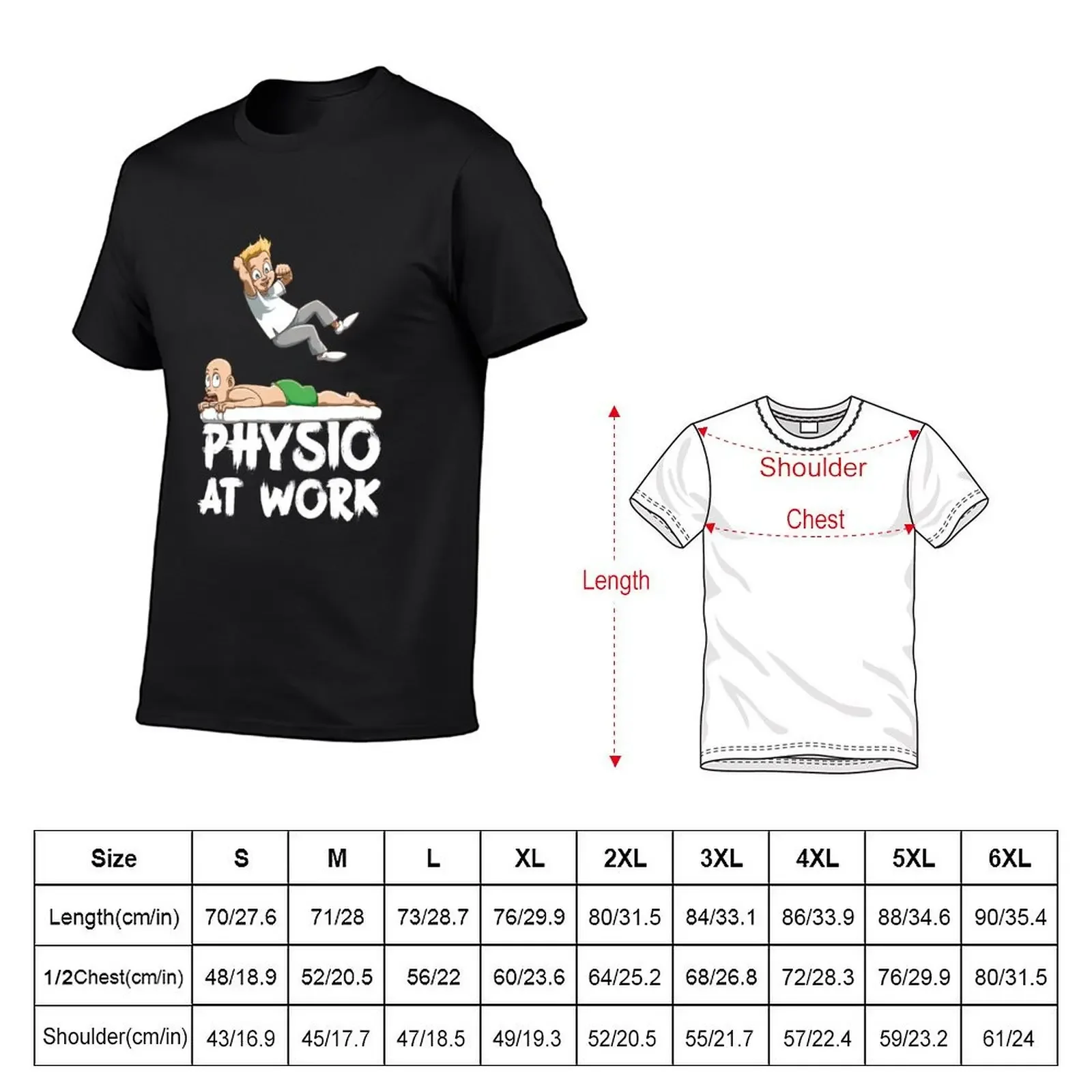 Wrestling physiotherapist Physio at Work T-shirt anime quick-drying plain white t shirts men