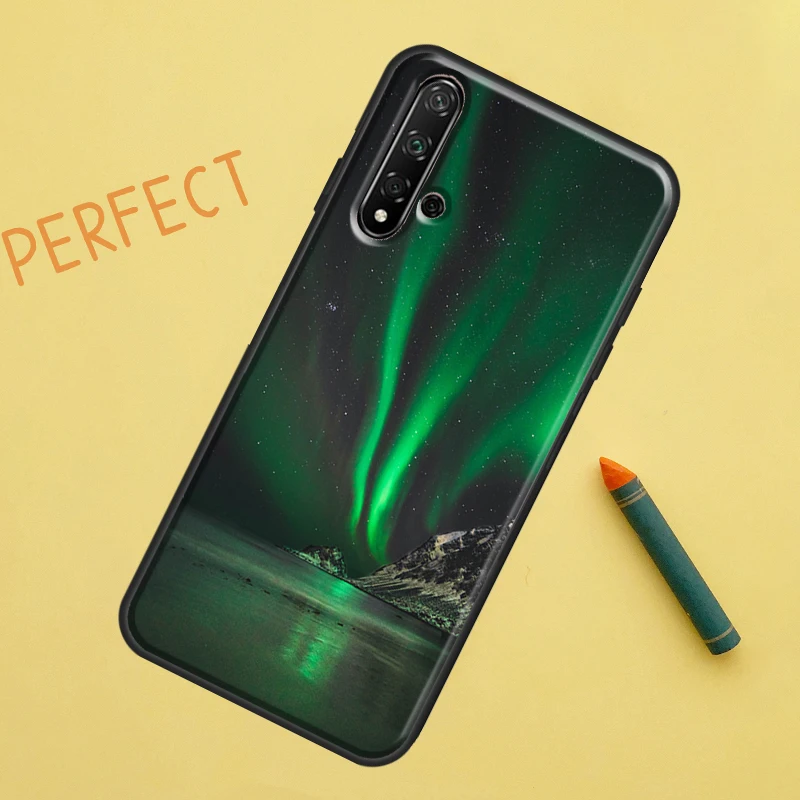 Northern Lights Case For Huawei Nova 9 10 SE 11i 8i 7i 3i Nova 5T Y60 Y61 Y70 Y90 P20 P30 P40 Lite P60 Pro