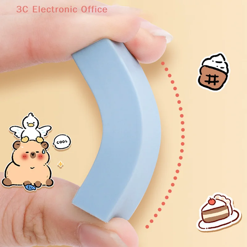 

Очаровательный ластик с дизайном капибары, ластик для карандашей Kawaii, долговечные школьные принадлежности, идеально подходящие для студентов