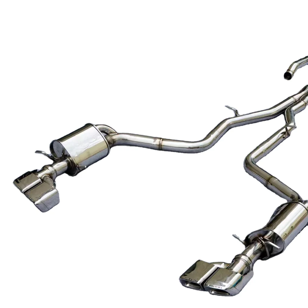79HotWholesale High Performance for CLS63 2013 Year 5.5 T Exhaust Catback Stainless Steel with Valve
