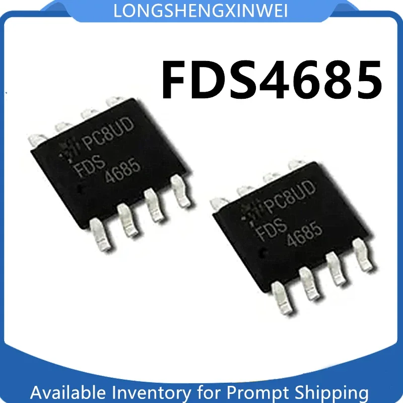 FDS4685 4685 SOP8 P-Channel MOS Transistor do efeito de campo, novo, 1PC, 40V8.2A