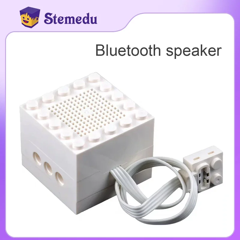 Building Block Bluetooth Speaker Technical Parts compatible with legoeds Hi-tech technical MOC Power Functions trains DIY Toys