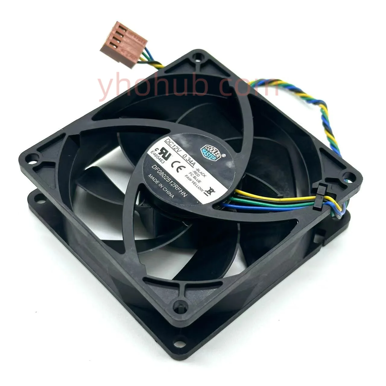 

Cooler Master DF0802512RFHN DC 12V 0.34A 80x80x25mm 4-Wire Server Cooling Fan