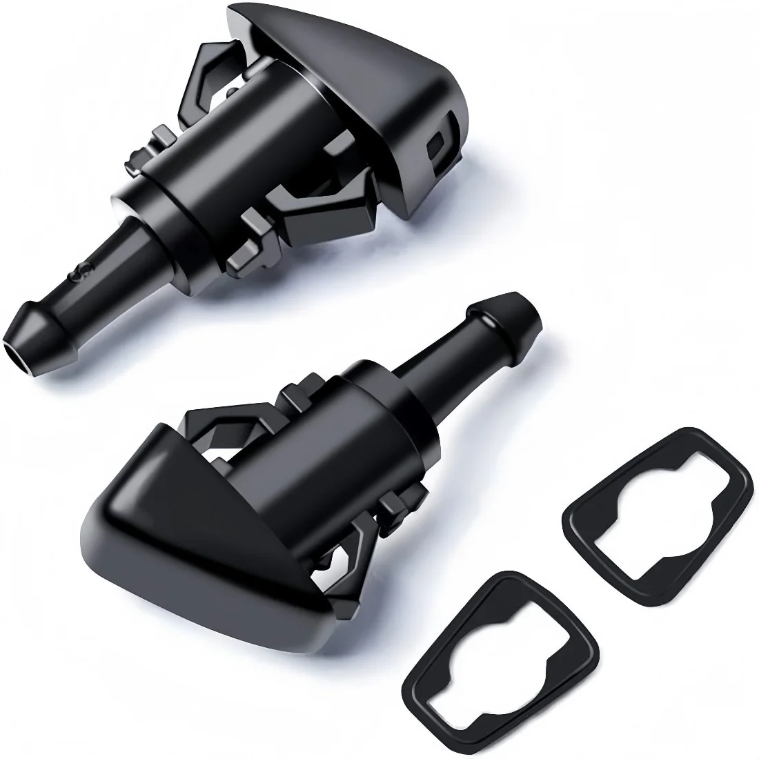 1Pair Car Front Windshield Wiper Water Spray Washer and Rubber Gaskets For Jeep For DodgeFor Cherokee For Chrysler 300 5303833AA