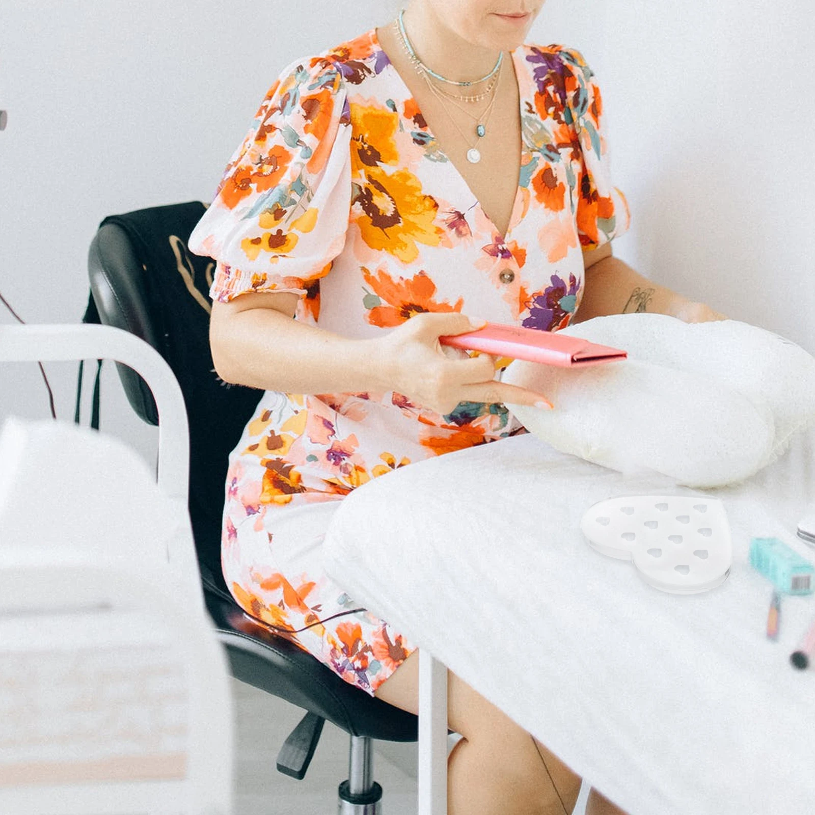 

2 Glass Pallets Crystal Clear Portable Eyelash Extension Tool Mini Size Lash Tray ganizer For Lash Glue Storage Remover Salon