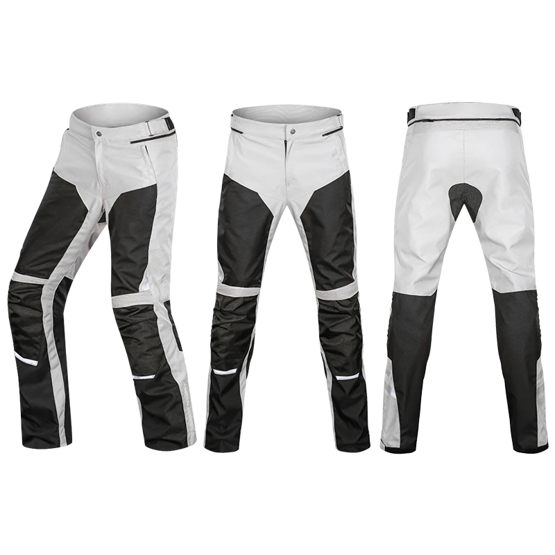 S-7XL Four Season Motocross Protective Gear Riding Equipment Motorbike Pants Waterproof Anti-Fall Motorcycle Racing Trousers