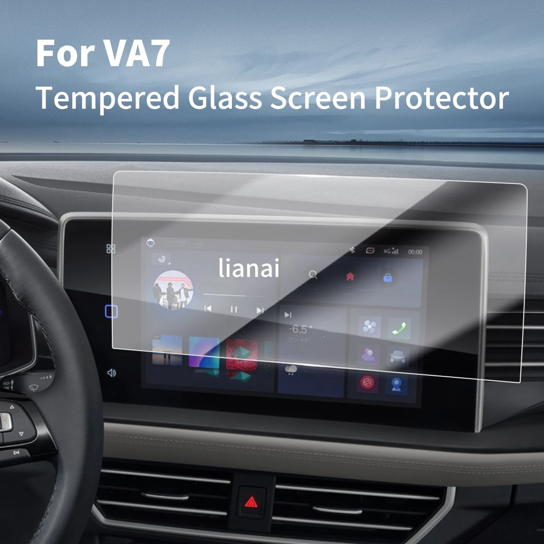 

Carplay Screen Protector Tempered Glass Protective Film Navigator Car Stickers Accessories For24 Volkswagen Jetta VA7