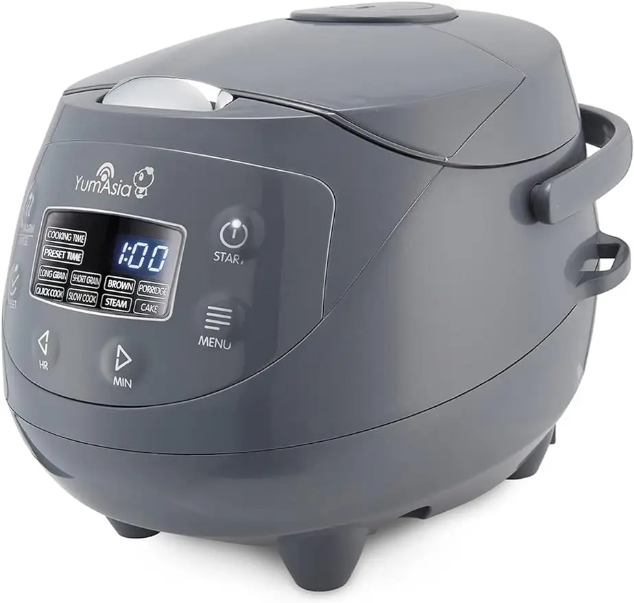 

Panda Mini Rice Cooker With Ninja Ceramic Bowl and Advanced Fuzzy Logic (3.5 cup, 0.63 litre) 4 Rice Cooking Functions