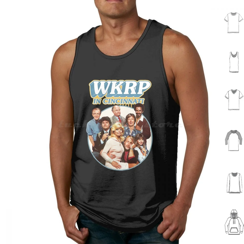 Wkrp In Cincinnati Tank Tops Print Cotton Wkrp Tv Tvshow Movie Retro Nostalgia 80s 90s Classic Classic Tv Tv Show