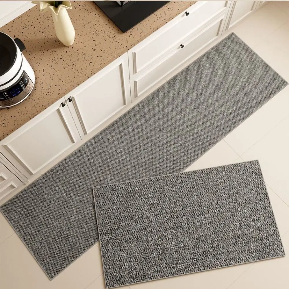 Waterproof Material Kitchen Floor Mat Non-Slip Surface Oil-Proof Coating Anti Slip Mat Erasable Oil Resistant Mat Home Floor