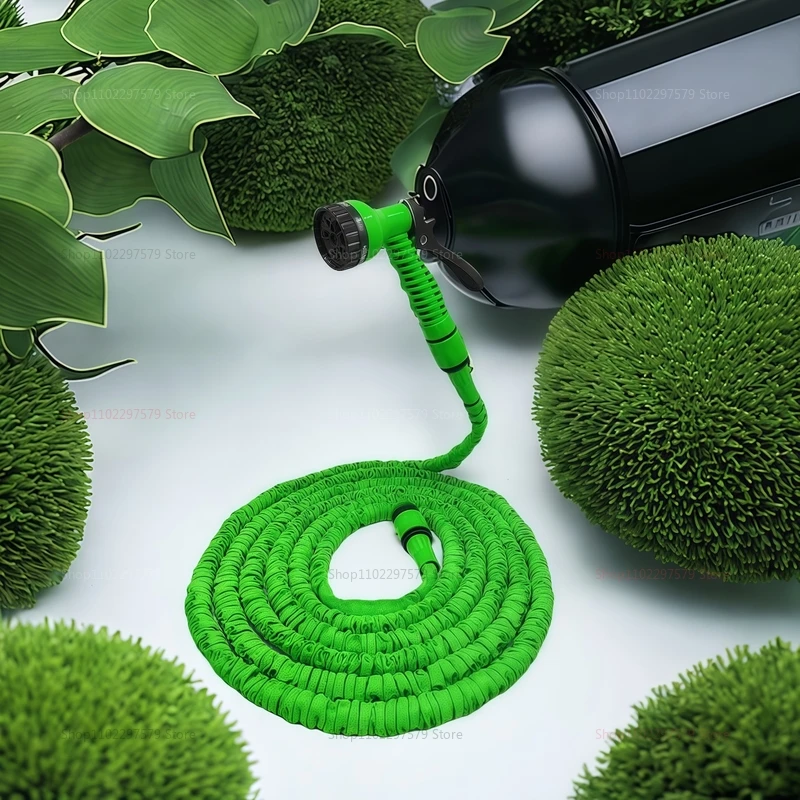 خرطوم حديقة سحري قابل للتوسيع 7-وظيفة بخاخ مياه عالي الضغط غسيل السيارات خرطوم سقي للمنزل حديقة المناظر الطبيعية