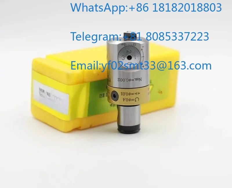 Micro Fine Boring Head With Micron Adjustment, Precision Adjustable Boring Tool Holder φ0.002 Repeat Accuracy For CNC Machining