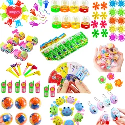 100Pcs Kids Party Toy Gift Set Birthday Party Wedding Party Christmas Carnival Kids Gift Pack Back to School Kindergarten Reward