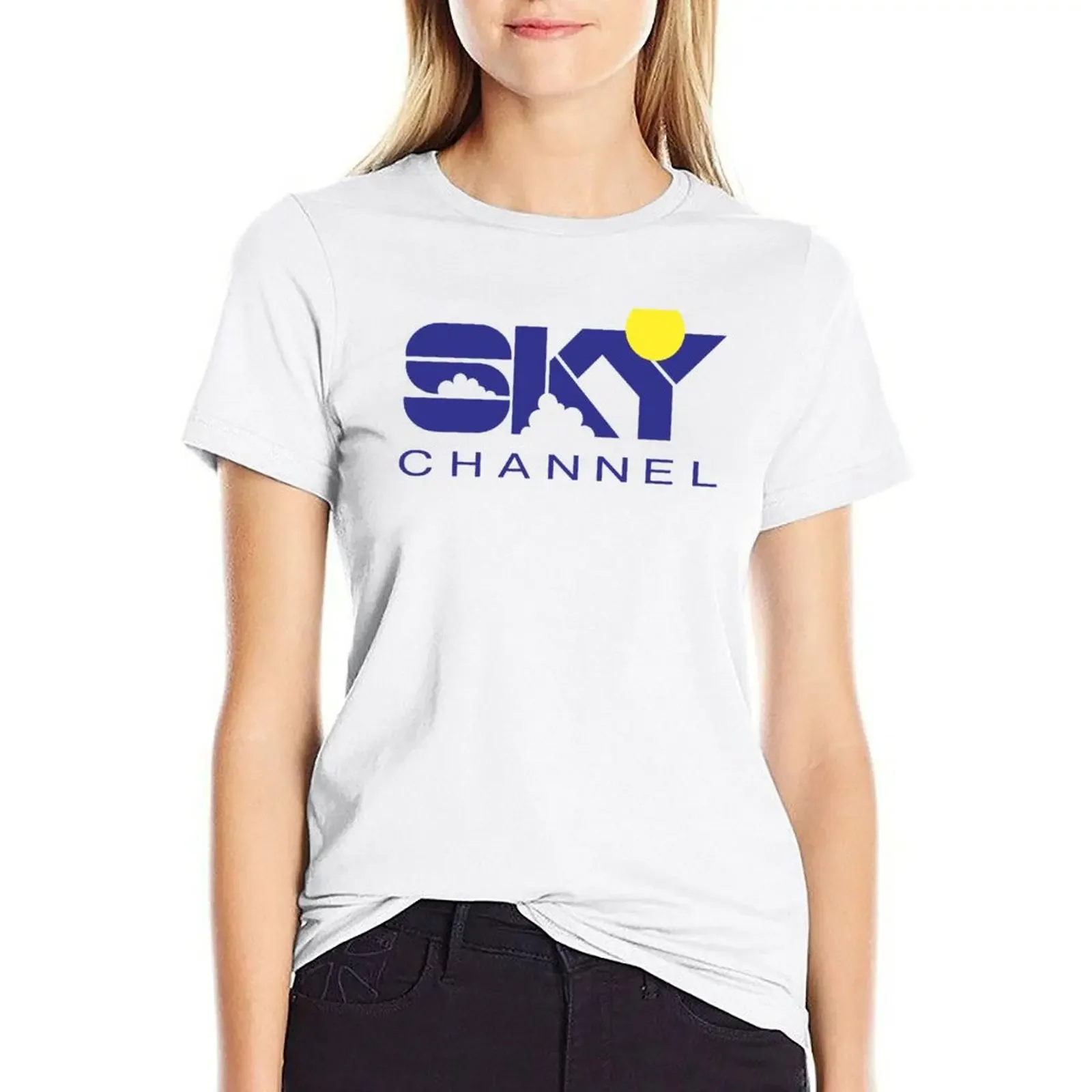 

Sky Channel 1985 T-shirt Aesthetic clothing cute clothes shirts graphic tees funny t shirts for Women