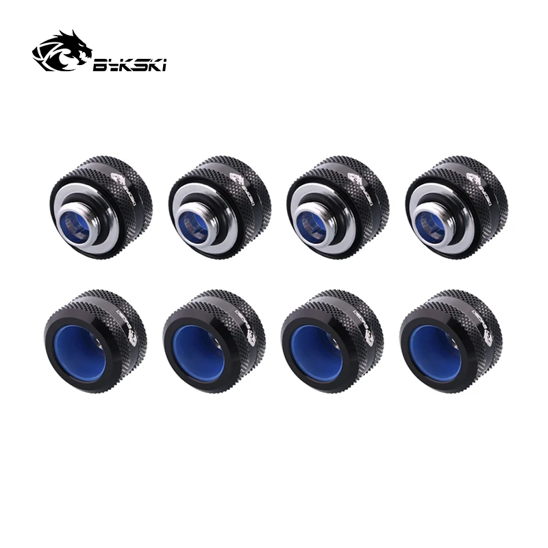 

BYKSKI 8 шт./партия OD12mm/OD14mm/OD16mm усиленный анти-ВЫКЛ резиновый ручной компрессионный медный фитинг G1/4 'использование для жесткой/жесткой трубки