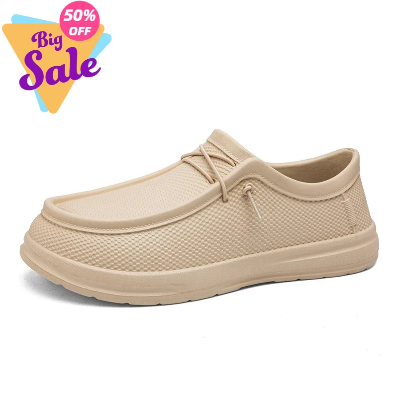

2026Men's casual sports shoes, anti-slip and lightweight, new anti-slip and oil-proof work chef shoes, rain boots, large size 47