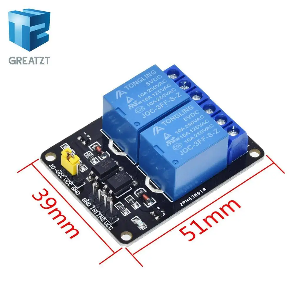 GREATZT 5v 1 2 4 6 8 channel relay module with optocoupler. Relay Output 1 /2 /4 /6 / 8 way relay module 12V for arduino blue