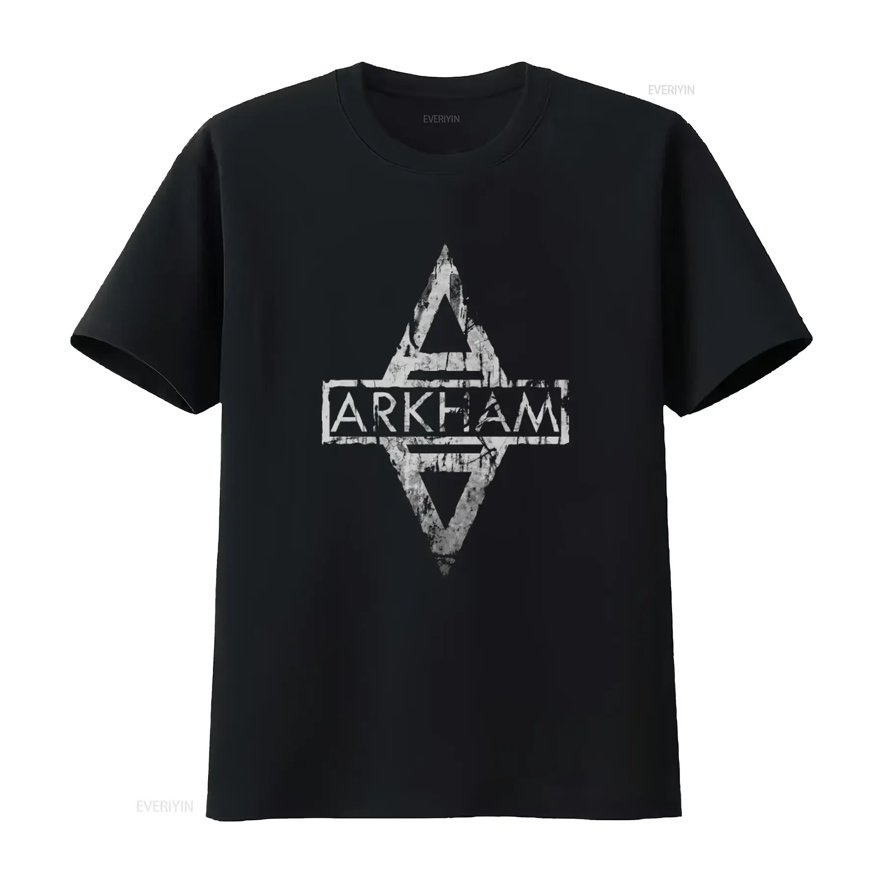 Arkham Asylum T shirt for Men PC06 vintage Washed Stylish Soft Casual Slightly homme Comfortable graphic designer clothes