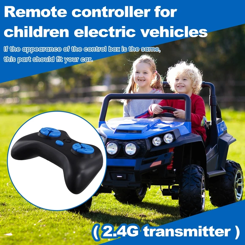 Children's Electric Vehicle FCC Bluetooth 2.4G Remote Control, Kid's Toy Car Remote Control