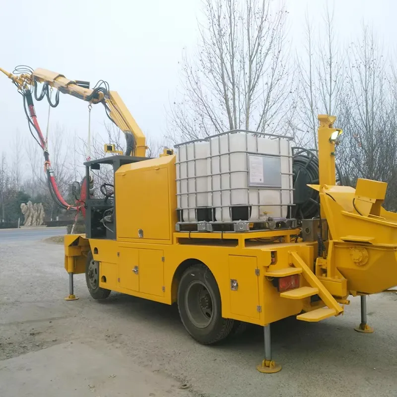 Wet Shotcrete Machine 40m3/h 16m Boom for Tunnel and Mining Support