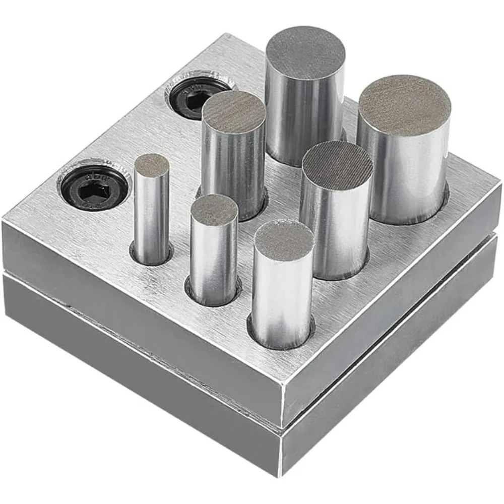 

7-размерный набор дисковых резаков из углеродистой стали, круглый дисковый резак для изготовления ювелирных изделий, резка металла, формовочная подвеска, подвеска, дырокол для монет