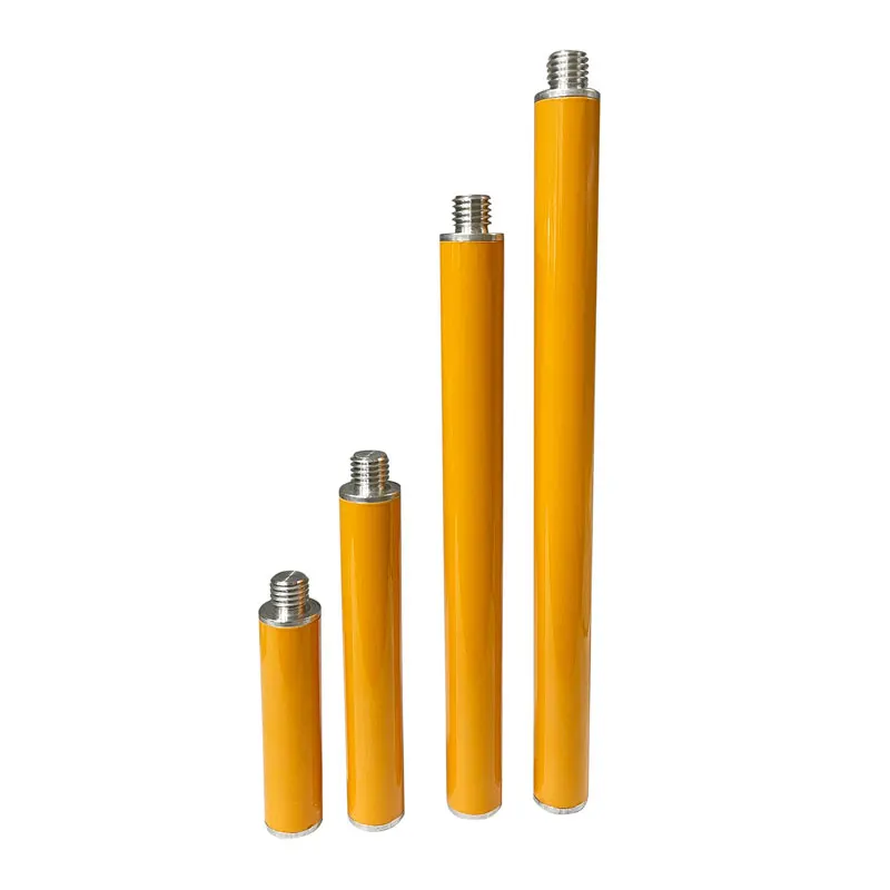 Yellow GPS Extension Section Surveying Pole Antenna for GNSS Prism rod 10cm 15cm 25cm 30cm 40cm 50cm 5/8 x 11 Thread